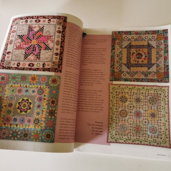 Quiltmania Magazine Quilt #124 Issue 2018 Crafts Quilting Patterns Patchwork - Picture 5 of 6